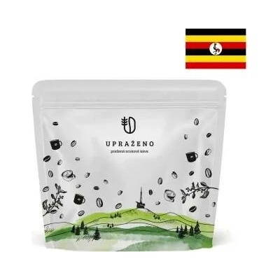 Upraženo káva Uganda 100% Arabica zrnková 0,5 kg