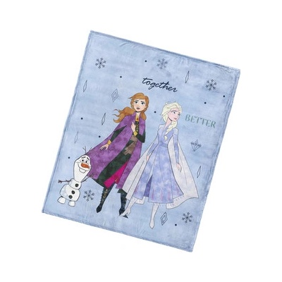 Carbotex Dětská deka Ledové Království Anna Elsa a Olaf