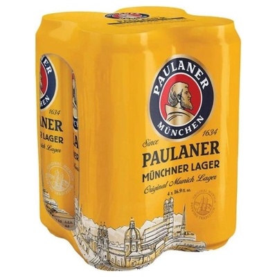 Paulaner Munchner Светла бира 4x500мл 4бр