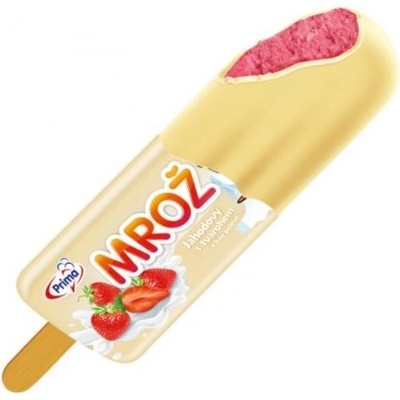 Prima Mrož Jahodový s tvarohem v bílé polevě 45ml – Zboží Dáma