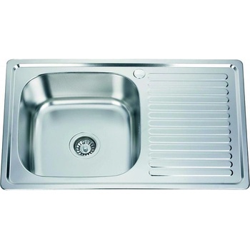 Inter Ceramic Кухненска мивка алпака ICK 8050PF TAMPICO REVERSIVE, 80x50см (8050PF)