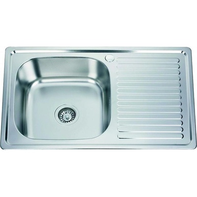 Inter Ceramic Кухненска мивка алпака ICK 8050PF TAMPICO REVERSIVE, 80x50см (8050PF)