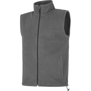 DYKENO jada 012-k34 / Унисекс поларена жилетка - тъмносива xxl (012-k34-11-2xl)