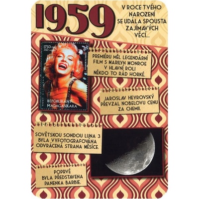 Blahopřaní 1959 - česky