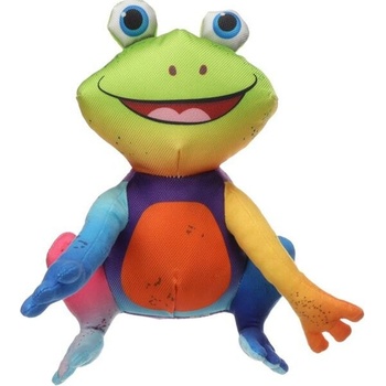 Flamingo textil Clora žaba 24 cm zelená