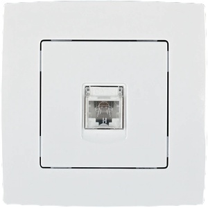 ELMARK City КОМПЮТЪРЕН КОНТАКТ rj45 cat6e БЯЛ (190034)