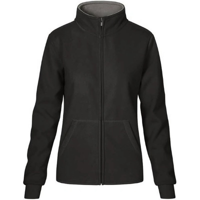 Promodoro 7985 / Дамско яке от двоен полар - графит/светлосиво XS (407985k9500)