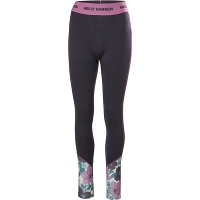 Helly Hansen W Lifa Merino Midw Gra Pant čierna/ružová