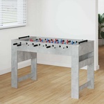 vidaXL Маса за фуутбол Бетонно Сиво 125 x 60, 5 x 80 см (858887)