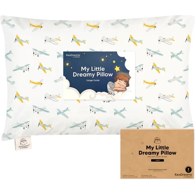 KeaBabies Детска Ергономична Възглавница 35Х51См Самолети Keababies