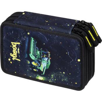 Baagl Училищен триделен пенал Трактор GRS BAAGL | Cheren | Момчешки | UNI