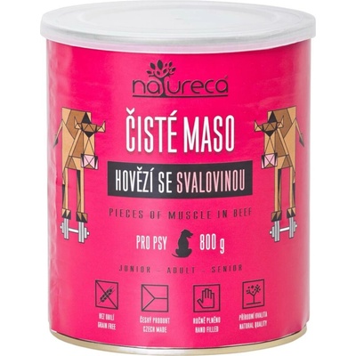 Natureca Adult hovězí se svalovinou 800 g