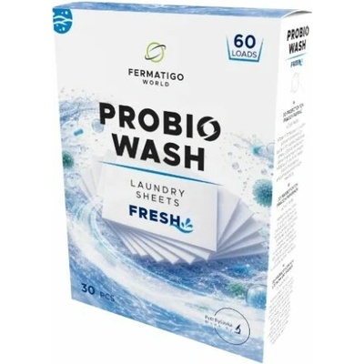 Fermatigo World ProbioWash FRESH prací papírky s probiotiky 30 ks