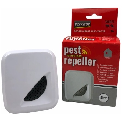 Pest-Stop - Англия Ултразвуков апарат против мишки и хлебарки за 1 помещение Pest-Stop 90 кв. м (5014-10)