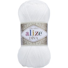 Příze Alize Diva 55 bílá