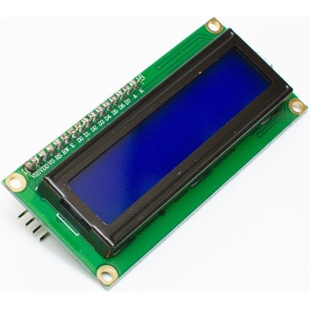 16x2 LCD I2C displej, modrý