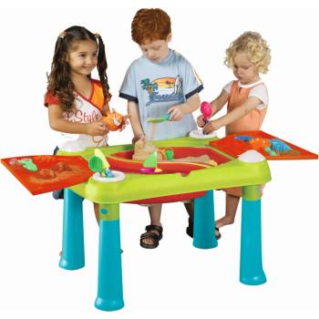 Keter Creative Fun Table stolček na hranie tyrkysová / červená