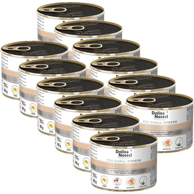 Dolina Noteci Premium Adult Small Breed with Goose Potato and Apple 12 x 185 g