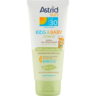 Astrid Sun Kids & Baby jemný krém na opalování SPF30 100 ml