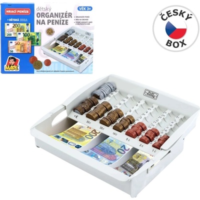 MaDe detský organizér na euro mince a bankovky
