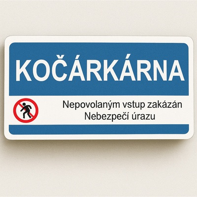Traiva s.r.o. Kočárkárna Verze: Plast 190 x 90 mm tl. 0.5 mm - Kód: 10903