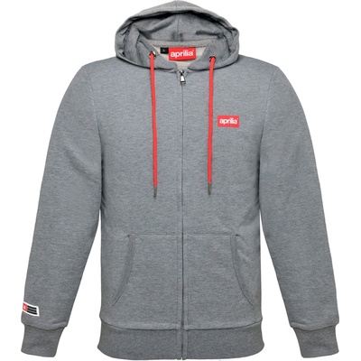 Aprilia mikina LOGO Zip grey