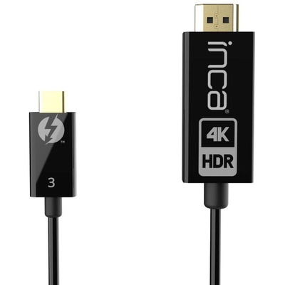 cian technology INCA HDMI-Kabel ITCH-30 2.0 > Typ-C 4K60HZ, Thunderb. 3 1, 8 (ITCH-30) (ITCH-30)