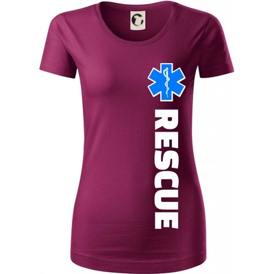 Rescue pre záchranárov Dámske tričko Fuchsiová