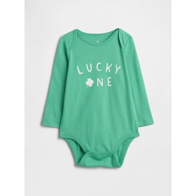 GAP Baby body unisex Zelená