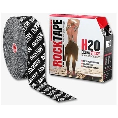 RockTape Bulk logo black H2O 5cm x 32m