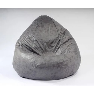 PUFRELAX Калъф за пуф круша, 320л. , Nirvana Grande - Smoke Grey (COVER_PUF-G-NGR-PT-MNGRE) - topmall