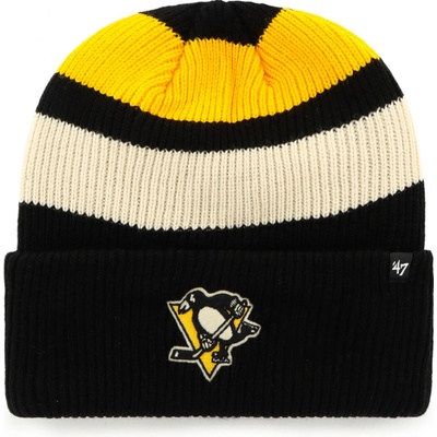 47 Brand pánská zimní čepice Pittsburgh Penguins Clubhouse Jennings ’47 Cuff Knit