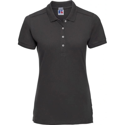 Russell 566F Dámske elastické piqué polo čierna