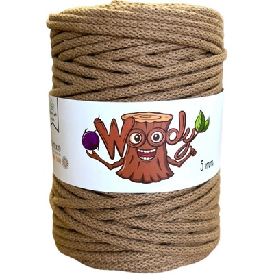Woody Crafts Woody 5 mm – Světle hnědá (50m)