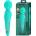 Pretty Love Walter Super Soft Silicone Mini Massage Wand Aqua Green