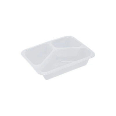 ECOFOL Plastová zatavovací miska 3D transparentní PP 227x178x40 mm ideal pack® bal/50 ks
