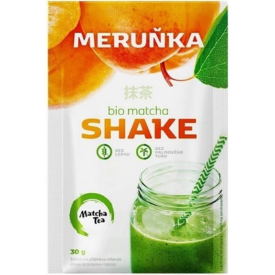 Čajová květina Matcha Tea Bio Matcha shake meruňka 30 g – Zboží Dáma