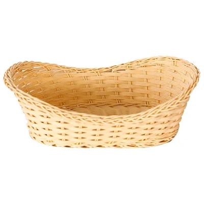 Jin bo yang Панер водоустойчив елипса кафяв/натурал голям 29*20*7 см (012093)