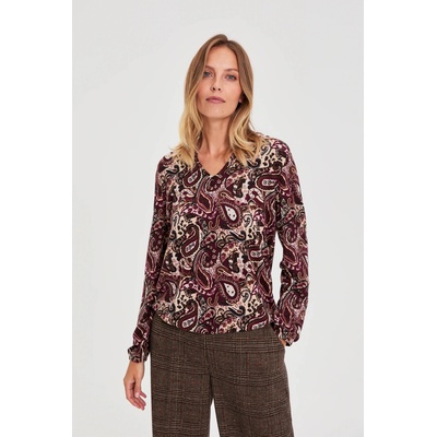 Moodo Щампован суитшърт кафяв Moodo Moodo | Bezhov | ЖЕНИ | 38