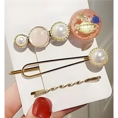 HARAHU Щипки за коса Sky - Розова KP19064 (19064)