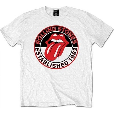 The Rolling Stones tričko Est. 1962 biela