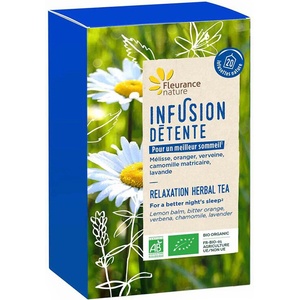 Fleurance Nature Успокояващ чай за нервната система, БИО, 20 филтърни пакетчета (112321 (01232) fn)