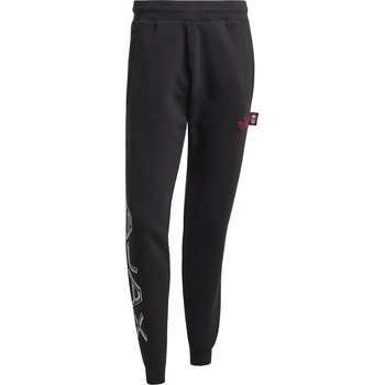 adidas Мъжки анцуг Adidas Ajax Graphic Tracksuit Bottoms Mens - Black
