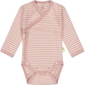 Bio Baby Бебешко боди на райе Bio Baby - Органичен памук, 50 сm, 0-1 месеца, розово (97222118) - ozone
