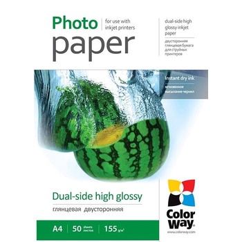 ColorWay Photo Paper, Dual-side, High glossy, 220 g/m2, A4, 50 страници (PGD220050A4) (PGD220050A4)