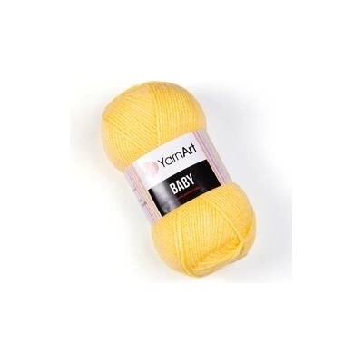 YarnArt Baby 315 - žlutá
