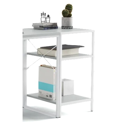 Furnit Етажерка Браун, бяла
