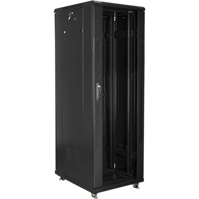 Lanberg Комуникационен шкаф Lanberg rack cabinet 19" free-standing 37U / 600x800 self-assembly flat pack black (FF01-6837-12B)
