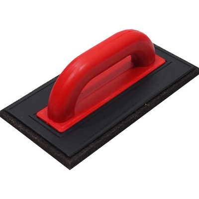 TOPTRADE hladítko ABS, plsť hnedá, 250 x 130 x 10 mm, profi