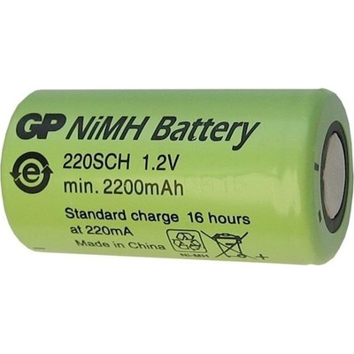 GP Batteries Акумулаторна батерия GP NiMH SC 1.2V 2200mAh 1бр. GP BATTERY - GP-BR-SC-2200 (GP-BR-SC-2200)